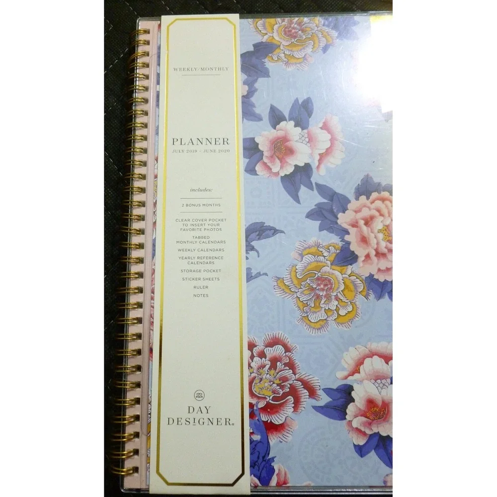 Day Designer Weekly Monthly Planner July 2019 - June 2020 Grand Bloom 8 5